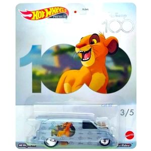 Hot Wheels Character Cars Disney 100 - Simba NWT